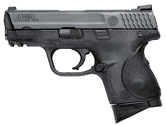 Smith & Wesson M&P 40 Pistol 220071, 40 S&W, 4 1/4 in, Crimson Trace Laser Grip, Black Finish, 15 Rd