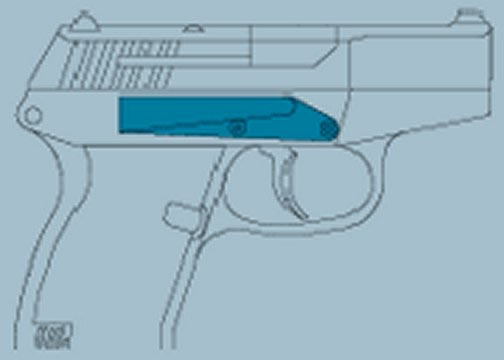 Kel-Tec Black Steel Belt Clip For Model PF9480