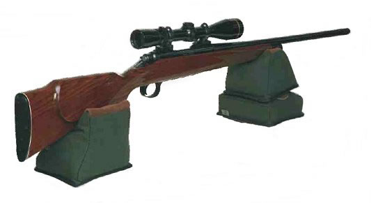 Outdoor Connection 28031 3 Piece Leather Combo Bench Rest Bags