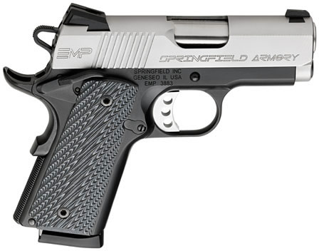 Springfield EMP Enhanced Micro Pistol PI9210LP, 9mm, 3 in, G10 Composite Grip, BiTone Finish, 9 Rd