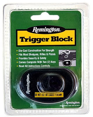 Remington Trigger Block Lock w/Remington Logo 18491