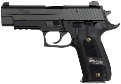 Sig P226 Pistol E26R9DSETB, 9mm, 4.4 in Threaded, Polymer Grip, Black Finish, Adj Sights, 15 Rd