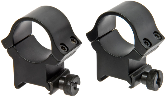 Redfield 47334 X-High Aluminum 4 Hole Rings w/Matte Black Finish