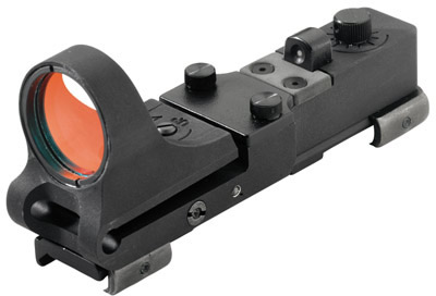 FN Herstal 1897851240 C-More Red Dot Sight w/Aluminum Rail For M1913/Weaver Style