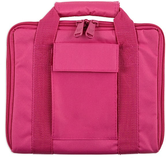 Bulldog BD511P 11 in x 9 in Pink Nylon Single Pistol Case