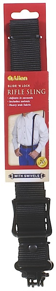 Allen 8451 Slide and Lock Black Adjustable Web Sling