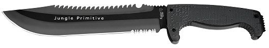 S.O.G Jungle Primitive Fixed Knife Stainless Machete Blade Kraton (F03TNCP)