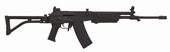 Century Golani Sporter Centerfire Semi-Auto AR-15 Rifle RI1513X, 223 Rem./5.56 Nato, 21 in, Skeleton Stock, Parkerized Finish