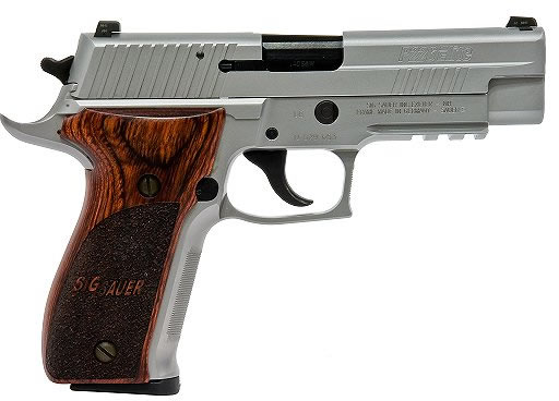 Sig P226 Pistol 226R40SSE, 40 Smith & Wesson, 4.4 in, Rosewood Grip, Stainless Finish, Night Sights, 10 Rd