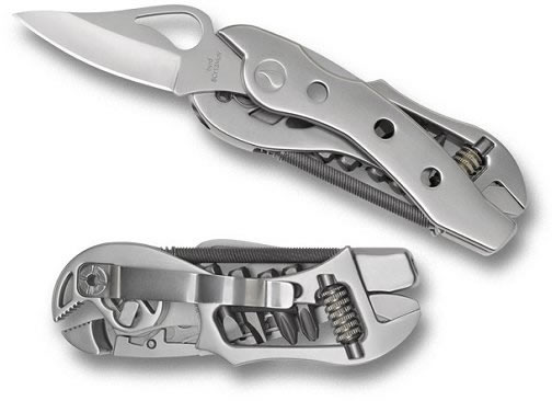 Spyderco BY15P Byrdrench Multi-Tool Plain Edge Plier/Wrench/Screwdriver & Bits