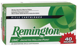 Remington UMC Rifle Ammunition L308W4B, 308 Winchester, Metal Case (MC), 150 GR, 40 Rd/bx