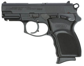 Bersa Thunder 40 Ultra Comp T40MP10, 40 S&W, 3.6 in, Checkered Rubber Grip, Matte Black Finish, 10 Rd