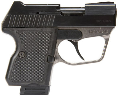 Magnum Research Micro Semi-Auto Pistol ME380NB, 380 ACP, 2.22 in, TBA Grip, Nickel/Blue Finish, 6 Rd