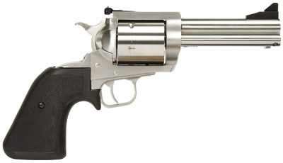 Magnum Research BFR Revolver BFR44MAG5, 44 Remington Magnum, 5 in, Black Rubber Grip, Brushed Stainless Finish, 5 Rd