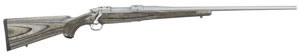 Ruger M77 Hawkeye Sporter Bolt Action Rifle 37162, 280 Remington, 22", Laminate Stock, Stainless Finish