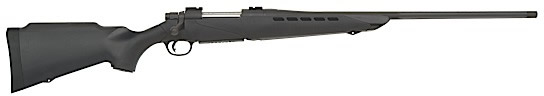 Mossberg 4X4 Bolt Action Rifle 27546, 25-06 Remington, 24 in Fluted, Black Syn Stock, Matte Blue Finish