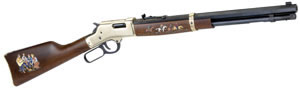 Henry Big Boy Cowboy Ed II Lever Action Rifle H006CB2, 45 Long Colt, 20 in, American Walnut Stock, Brasslite Receiver and Buttplate Finish