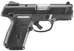Ruger SR9C Compact Pistol 3317, 9mm, 3-1/2", Glass Filled Nylon Grip, Nitrodox Pro Black Finish, 10 Rd