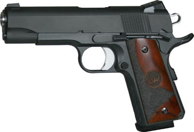 CZ-USA Dan Wesson CCO Pistol 01962, 45 ACP, 4.25 in, Stippled Shadow Grip, Matte Black Finish, Night Sights, 7 Rd