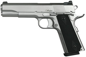 CZ-USA Valor Semi-Auto Pistol 01986, 45 ACP, 4.25 in, G10 Composite Grip, Stainless Finish, Tritium Night Sights, 8 Rd