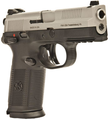 FN Herstal FNX-40 Pistol 66856, 40 S&W, 4 in, Checkered Polymer Grip, Two-Tone Finish, 14 Rd