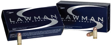 Speer Lawman Handgun Ammunition 53651, 9mm, Total Metal Jacket (TMJ), 124 GR, 50 Rd/bx