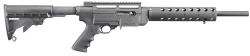 Ruger SR-22 State Compliant Rifle 1236, 22 Long Rifle, 16.12 in, Fixed Stock, Black Finish, 10 Rd