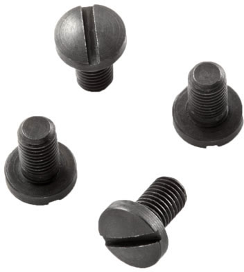 Hogue Black Slotted Grip Screws 45008