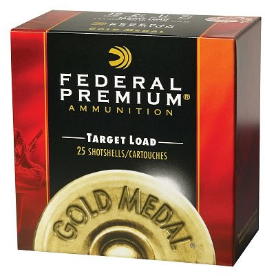 Federal Premium Gold Medal Paper Target Shotshells T11775, 12