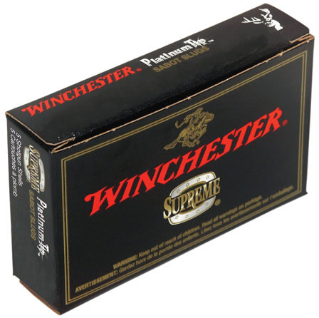 Winchester WinLite WL12PTHP, 12 Gauge, 2-3/4", 400 gr., 1450 fps, Hollow Pt Lead Sabot Slug, 5 Rd/bx