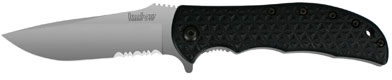 Kershaw Volt II Folding Knife w/Drop Point Partially Serrated Blade (3650ST)