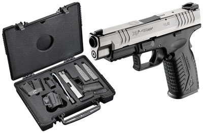 Springfield XDM Factor Semi-Auto Pistol XDM9454SHC, 45 ACP, 4.5 in, Polymer Grip, BiTone Finish, 13 Rd