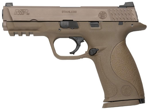 S&W M&P40 VTAC Viking Tactics 209920, 40 S&W, 4.25 in, Polymer Grip, Flat Dark Earth Finish, 15 Rd
