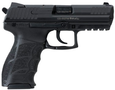 Heckler & Koch P30 DA/SA Pistol 734003A5, 40 S&W, 3.86 in, Black Ergonomical Grip, Blue Finish, Fixed Contrast Sights, 10 Rd