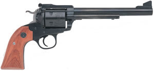Ruger Bisley Single Action Revolver w/Rollmark Cylinder 0831, 44 Remington Mag, 7.5", Rosewood Grip, Blued Finish, 6 Rd
