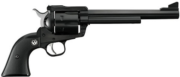 Ruger Blackhawk Single Action Revolver 0455, 45 Colt, 7.5 in, Black Grip, Blued Finish, 6 Rd