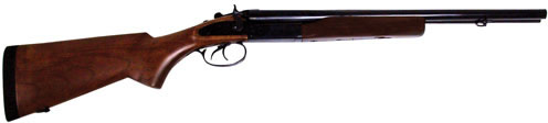 Century Arms Old West Coach Shotgun w/Hammer SG1077, 20 Gauge, 20 in, 3 in Chmbr, Hardwood Stock, Blue Finish