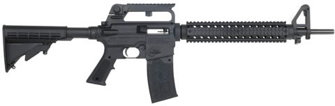 Mossberg 715T A2 Tactical 22 Rifle 37204, 22 Long Rifle, 18 in, Collapsible Stock, Black Finish, 25 Rd