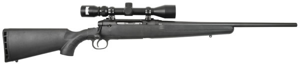 Savage Axis XP Youth Rifle Package w/Scope 19235, 243 Winchester, 20 in, Black Synthetic Stock, Black Finish