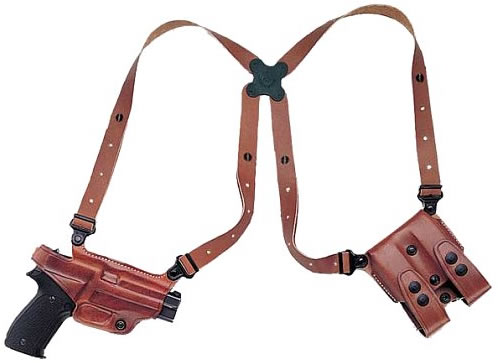Galco Miami Shoulder Holster System For Sig P220/P226, Tan, Model MC248