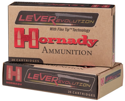 Hornady LeveRevolution Rifle Ammunition 82747, 45-70 Govt, Flex Tip, 325 GR, 2050 fps, 20 Rd/bx