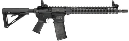 Smith & Wesson MP15TS Semi-Auto AR-15 Rifle 811024, 5.56 Nato, 16 in, Adjustable Buttstock, Black Finish, 30 Rd