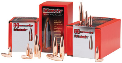 Hornady Match Boat Tail Hollow Point Bullets .243 Caliber 105 Grain 100 Per Box (2458), Not Loaded