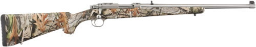 Ruger 77/44 Rotary Magazine Rifle 7408, 44 Remington Magnum, 18.5 in, G1 Vista Camo Synthetic Stock, Stainless Finish, 4 Rd
