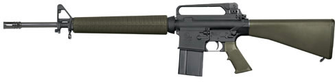 Armalite 10A2F Semi-Auto AR-10 Rifle AR10A2, 308 Winchester, 20 in, A2 Buttstock, Green/Black Finish, 20 Rd