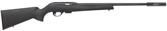 Remington 597 AAC-SD Tactical Rifle 80910, 22 Long Rifle, 16.5 in, Black Synthetic Stock, Blue Finish, 10 Rd