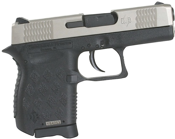 Diamondback Firearms DB9 Semi-Auto Pistol DB9EXO, 9mm, 3 in, Black Polymer Grip, EXO Coated Slide Finish, 6 Rd
