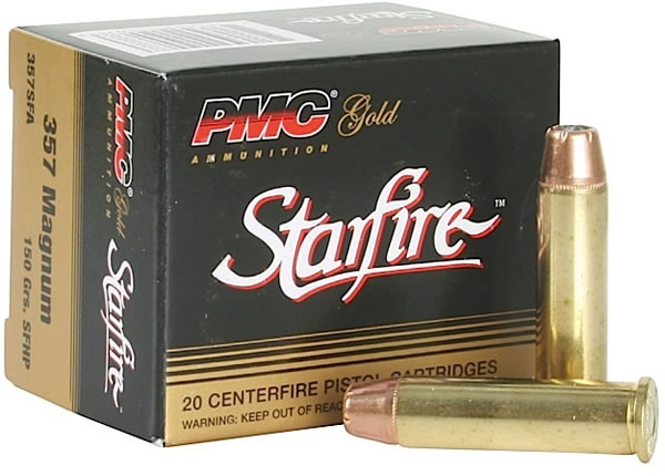 PMC Gold Starfire Pistol Ammunition 9SFB, 9mm, Hollow Point (HP), 124 GR, 1090 fps, 20 Rd/bx