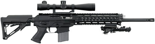 Sig 556 AR-15 Rifle R556H18BDM,223 Remington/5.56 NATO, 18 in, Collapsible Stock, Black Finish
