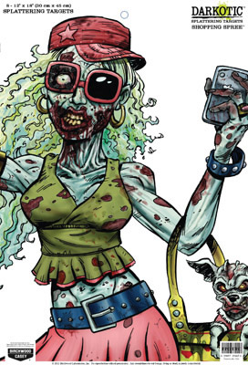 Birchwood Casey Darkotic 12 x 18 in Shopping Spree Splattering Target (35665)